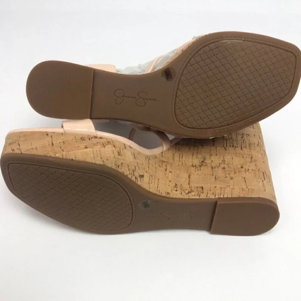 Jessica Simpson Womens Stassi Wedge Sandals Ballerina 10M
